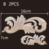 Elegant Floral Wood Carved Corner Appliques For Furniture  Home Decor 1