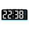 Dual Alarm LED Bedside Clock With Date Display Snooze  Night Light 4