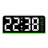 Dual Alarm LED Bedside Clock With Date Display Snooze  Night Light 6