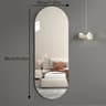 Arched SelfAdhesive Full Length Acrylic Mirror For Wall 5