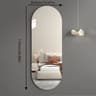 Arched SelfAdhesive Full Length Acrylic Mirror For Wall 6