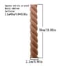 HandCarved Wooden Twist Sculpture  Rustic Minimalist Home Accent 7
