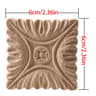 European Floral Carved Wood Corner Onlay For Furniture Cabinets And Window Frames 7
