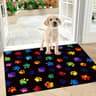 Cat Paw Print Doormat Absorbent Door Mat Washable Entryway Rug 6