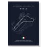 Formula 1 Race Track Canvas Wall Art  Minimalist F1 Circuit Decor For Home  Office 5
