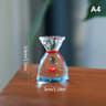 Handcrafted Glass Fish Figurine  Mini Pocket Ornament For Elegant Desk Decor 13