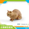 Lifelike Orange Cat Figurine  Realistic Mini Cat Ornament For Desk Decor 5