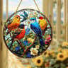 Bird Suncatcher Acrylic Window Hanging Decor For Bird Lovers 10