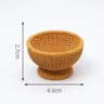 Miniature Rattan Basket For Dollhouse Kitchen Decor 18
