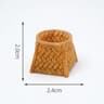 Miniature Rattan Basket For Dollhouse Kitchen Decor 11