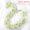 180cm Artificial Cherry Blossom Garland Silk Sakura Flower Vine For Wedding Arch And Home Decor 11