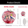 Crystal Apple Figurine Paperweight  Elegant Apple Paperweight Glass Apple Decor For Desk And Home 9