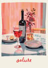 Aperol Spritz Sardine Cocktail Wall Art Canvas For Kitchen And Bar Cart Decor 6