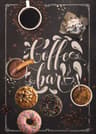 Nordic Coffee Wall Art Canvas Set  Minimalist Cafe  Kitchen Decor Prints 9