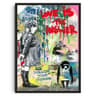 Banksy Wall Art Graffiti Canvas Print  Urban Street Art Poster For Modern Home Decor 15