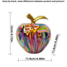 Abstract Apple Statue  Colorful Resin Apple Decor For Modern Home Decoration 6