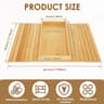 Acacia Wood Sofa Arm Tray Folding Couch Arm Tray Table For Drinks Snacks And Remotes 13