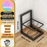 Adjustable Pot Rack Organizer For Kitchen Cabinets  MultiTier Pan Organizer Rack With Durable Stain 6