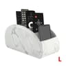 Premium PU Leather Remote Control Holder With 5 Compartments 14