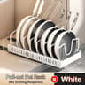 SlideEase PullOut Kitchen Drawer Organizer For Pots Lids  Spices 8