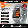 Rugged GPS Smartwatch With AMOLED Display  10ATM Waterproof  Military Smartwatch For Men 7