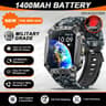 Rugged GPS Smartwatch With AMOLED Display  10ATM Waterproof  Military Smartwatch For Men 11