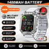 Rugged GPS Smartwatch With AMOLED Display  10ATM Waterproof  Military Smartwatch For Men 16