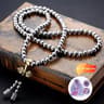 Titanium EDC Self Defense Necklace With Tactical Bead Chain 7
