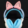 Cute Silicone Cat Ear Headphone Accessories  Lightweight Gaming Headset Decoration Clips 2