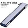 6in1 USBC Hub Laptop Docking Station With PD Charging  HighSpeed USB 30 9