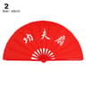 Black Red Tai Chi Fan For Kung Fu Dance And Stage Performance 7