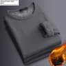 Mens FleeceLined Thermal Shirt  Winter Warm Base Layer Tee 9