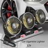 BreezeFlow 360 Triple Head Car Fan  Adjustable USB  12V24V Cooling Fan For Cars Trucks  Office Desk 10