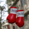 Christmas Boxing Glove Car Ornament  Mini Boxing Gloves Rearview Mirror Decoration 2