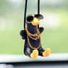 Swing Duck Car Pendant Cute Rear View Mirror Hanging Accessory 7