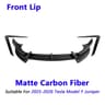 Tesla Model Y Juniper Gloss Black Aero Body Kit With Front Lip  Side Skirts 8