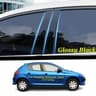Glossy Car Pillar Post Stickers For Peugeot  Citroen Window Trim 13