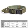 Heavy Duty Tactical Dog Collar And Training Leash Set 6