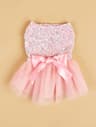 Sparkle Bow Dog Princess Dress For Small Pets 7
