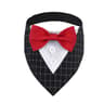 Formal Dog Tuxedo Bandana With Bow Tie 6