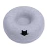 Cozy Felt Cat Tunnel Bed  Interactive Donut Hideaway For Indoor Cats 7