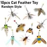 FlutterBug Cat Feather Toy Refills For Interactive Play 6