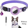 Reflective AirTag Cat Collar With GPS Holder  Safety Bell For Indoor And Outdoor Cats 7
