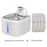 35L Wireless Cat Water Fountain With Motion Sensor And Stainless Steel Tray 7
