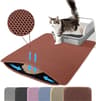 Large Honeycomb Cat Litter Mat Waterproof Double Layer Litter Trapping Pad 9
