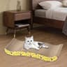 Cozy Curve Cat Scratcher Bed Cardboard Cat Lounge Pad 8