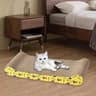 Cozy Curve Cat Scratcher Bed Cardboard Cat Lounge Pad 9