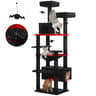 Luxury MultiLevel Cat Tree Tower With Hammock Condo  Scratching Posts For Indoor Cats 7
