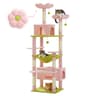 Luxury MultiLevel Cat Tree Tower With Hammock Condo  Scratching Posts For Indoor Cats 10