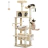 Luxury MultiLevel Cat Tree Tower With Hammock Condo  Scratching Posts For Indoor Cats 6